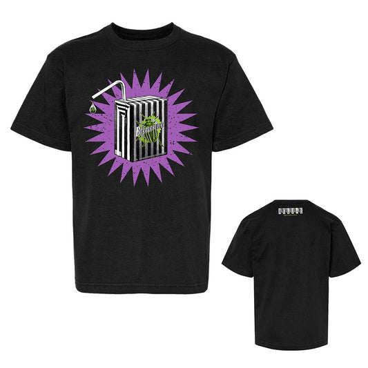 Beetlejuice Youth Juice Box Tee