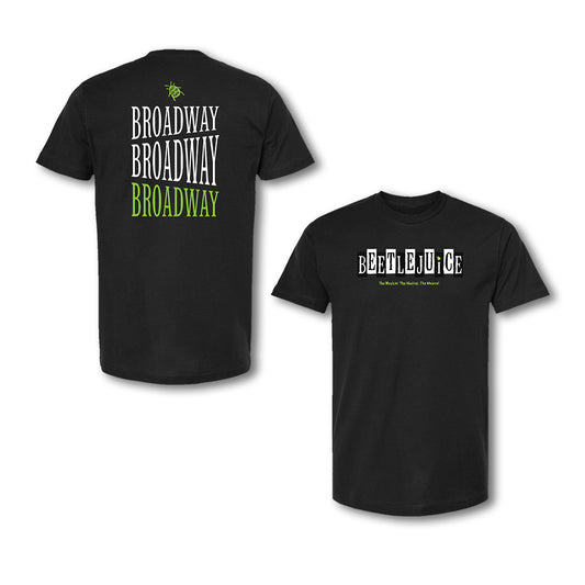 Beetlejuice Unisex Broadway Logo Tee